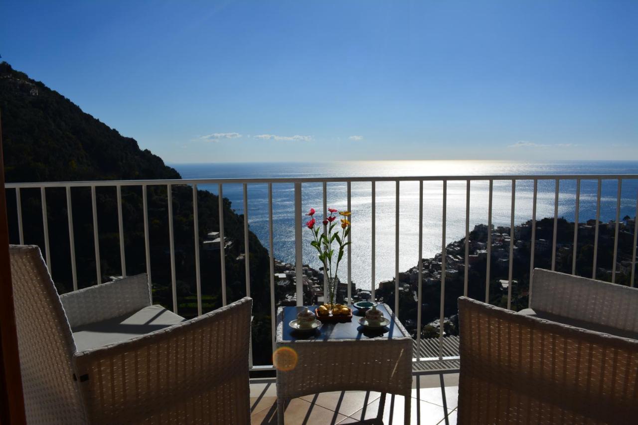 Casa Rossia Breathtaking Sea View Apartment In بوسيتانو المظهر الخارجي الصورة
