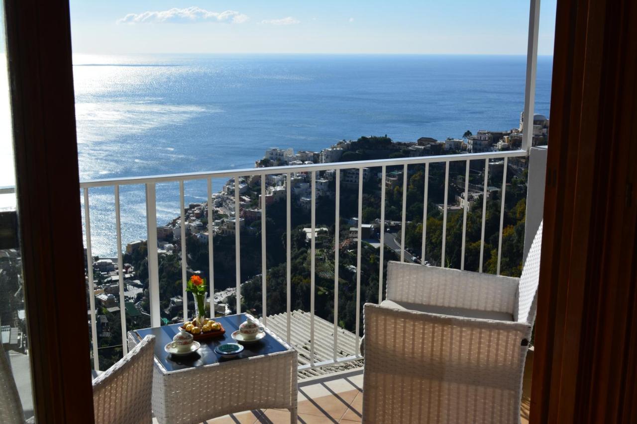Casa Rossia Breathtaking Sea View Apartment In بوسيتانو المظهر الخارجي الصورة