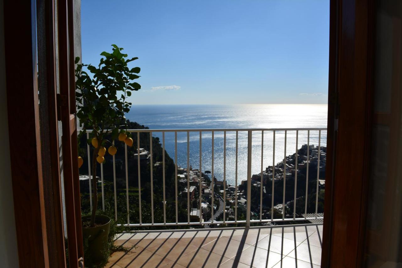 Casa Rossia Breathtaking Sea View Apartment In بوسيتانو المظهر الخارجي الصورة